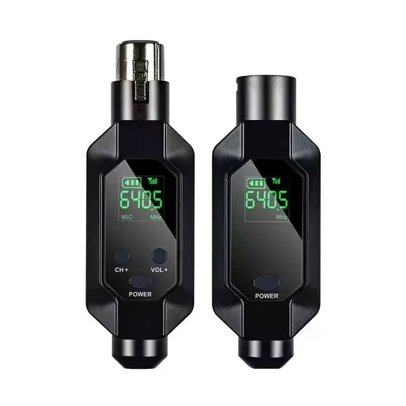 Cross-Border Wireless Hand Grenade Microphone 48V Wired to Wireless Microphone Instrument Mixer Universal Wireless Receiver