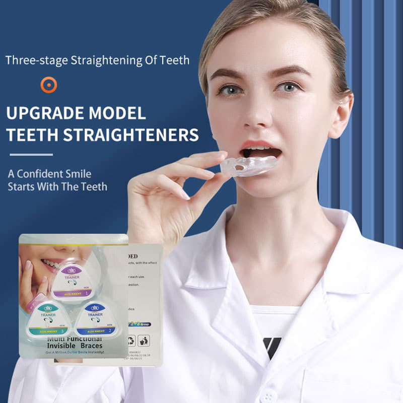 Cross Border Sports Braces - Portable Transparent Dental Aligner for Orthodontic Correction, Unisex