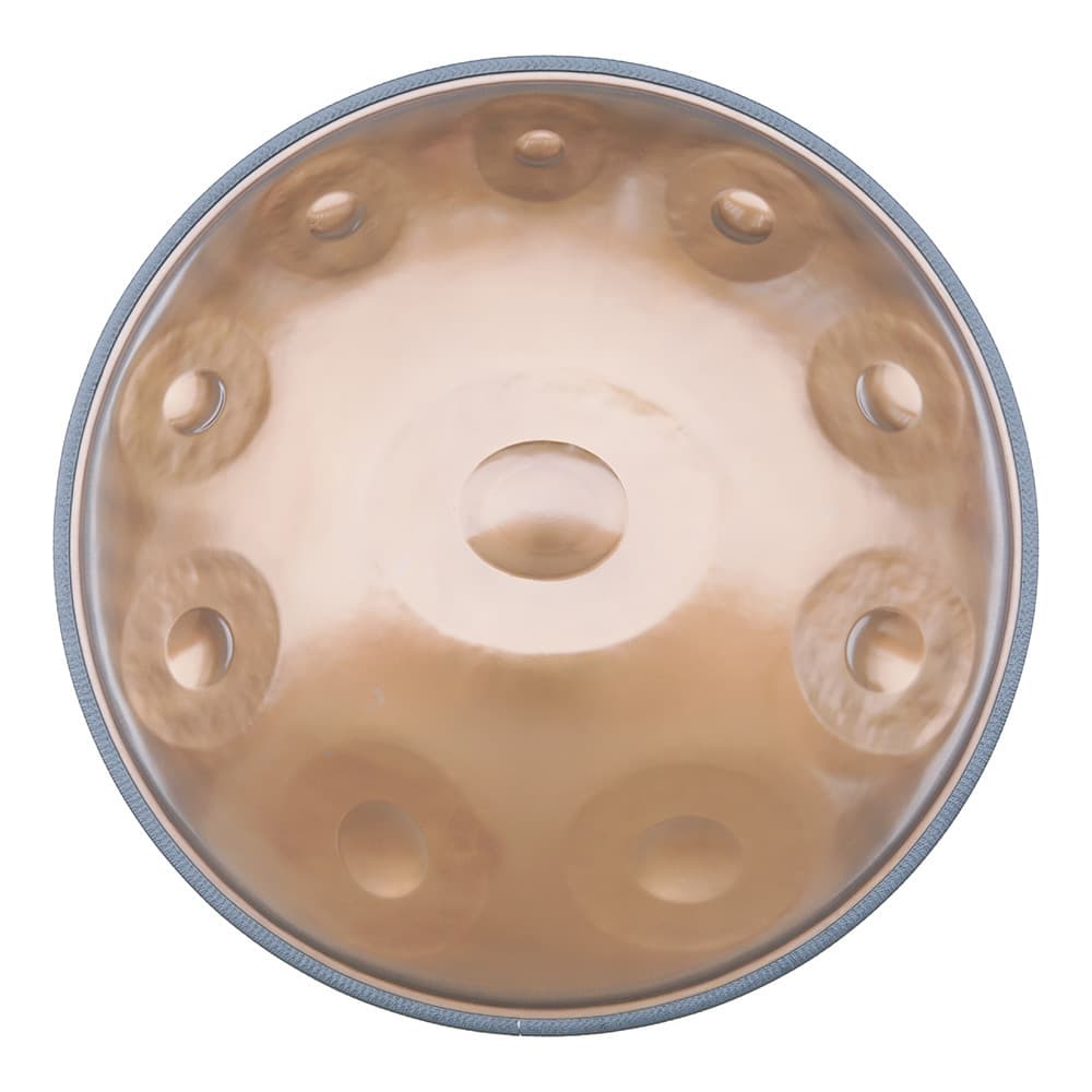 Hand pan ash steel 1.1 thick professional grade 9-21 tone pure handmade international ceiling level handpan drum