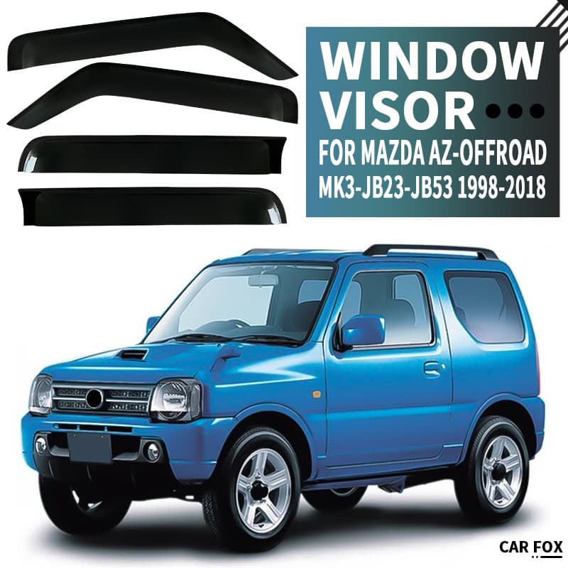FOR Mazda AZ-Offroad Window visor is suitable for Mazda AZ-Offroad weather shield