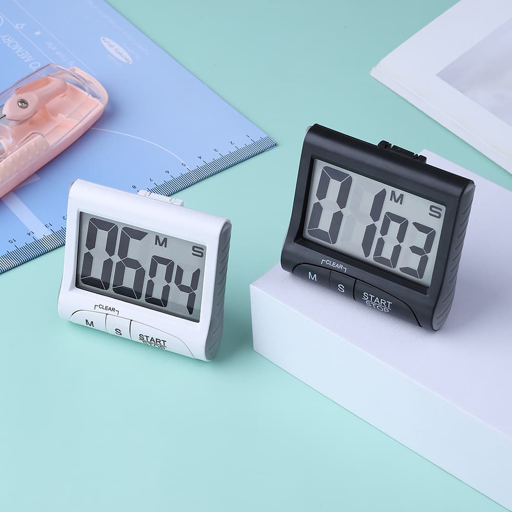 Directly supplied from the manufacturer, timer, large screen, loud sound, LCD display, multifunctional kitchen timer