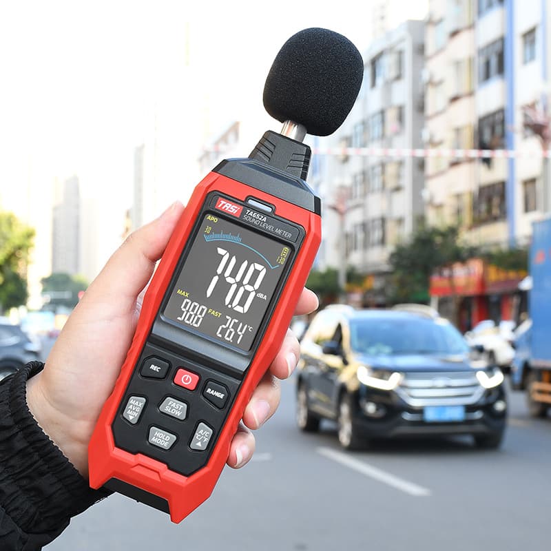 TASI Noise Meter TA652B Household Sound Level Tester Professional Volume Detector Z-Weighted Decibel Meter