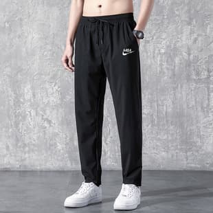 Shanshao Clothing Straight Leg Pants for Men, Summer New Korean Style, Fashion Sweatpants, Big Size Casual Long Pants, Loose Sports Pants