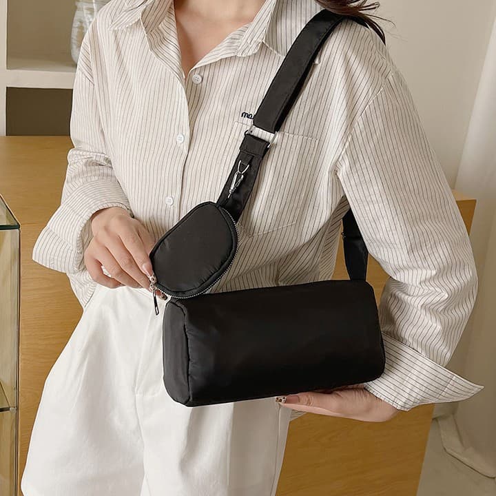 Crossbody Bag Toast Bag New Mother-Child Bag Women's Versatile Commuter Shoulder Underarm Bag Sports Casual Phone Coin Purse