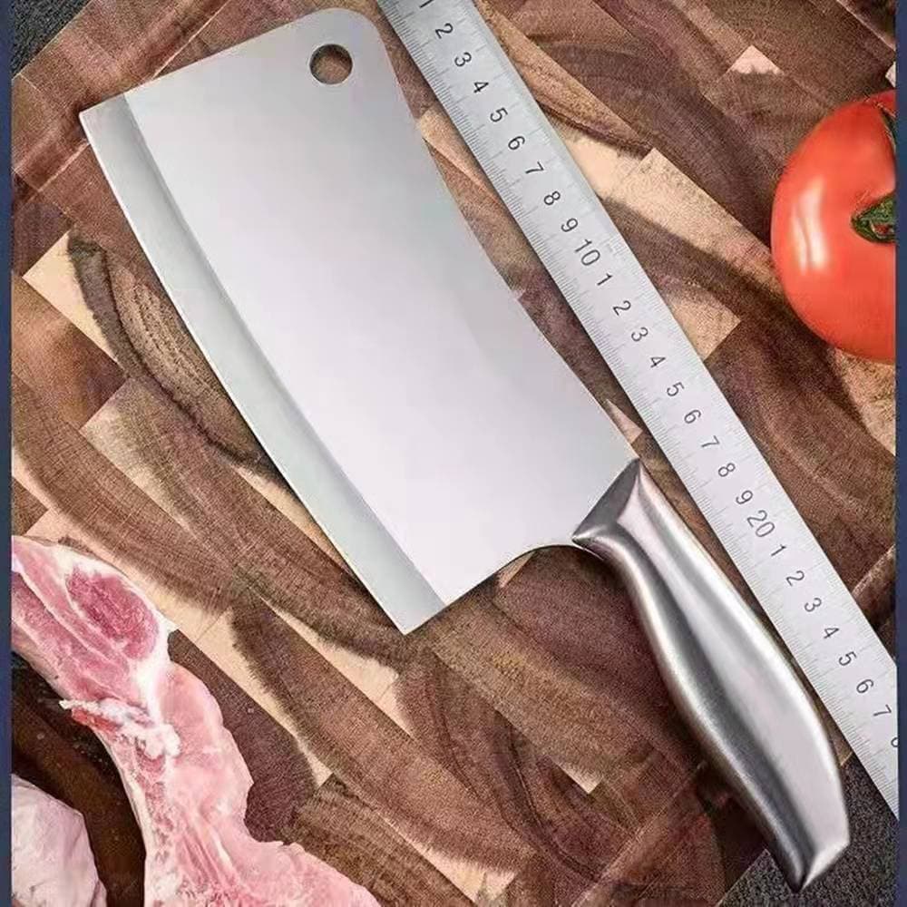 Yangjiang kitchen knife wholesale, steel-handle thickened commercial bone chopper, stainless steel household kitchen cleaver