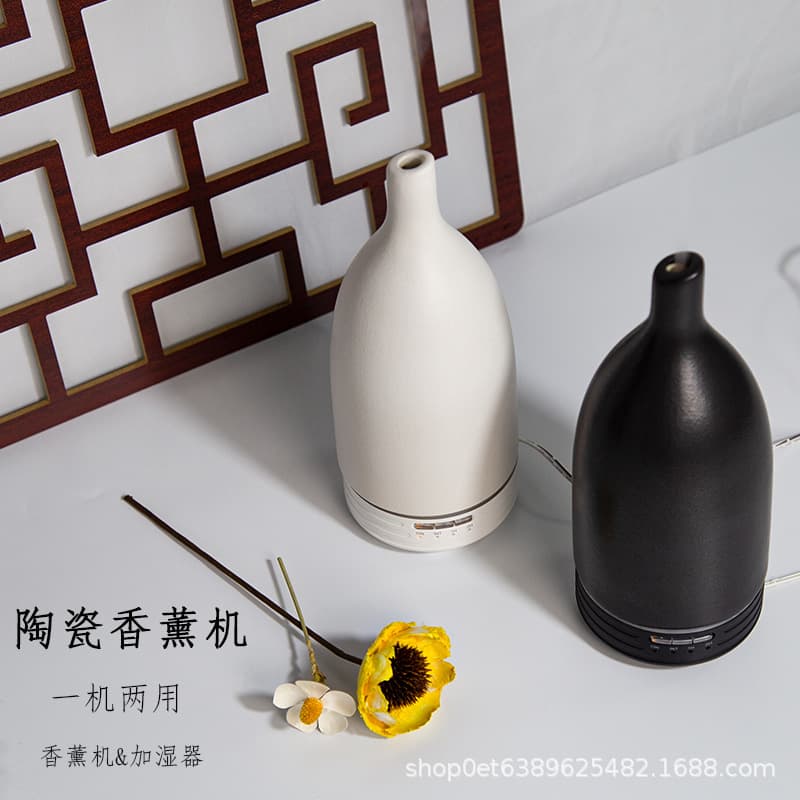 Cross-border ceramic aromatherapy machine automatic fragrance diffuser essential oil special diffuser home office air purifier fragrance