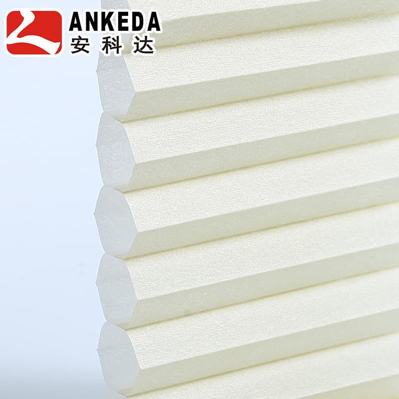 Honeycomb Curtain Fabric for Sunroom, Pleated Shade Full Blackout Sunshade Heat Insulation Thermal Insulation Spunlace Fabric Manufacturer Wholesale