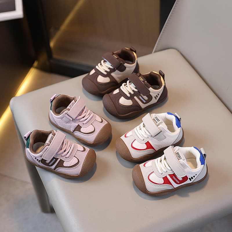 Spring Autumn Baby Boy Shoes Soft Sole Infant Walking Shoes Children Sneakers Girl Non-Slip Sensory Shoes Anti-Kick Toddler