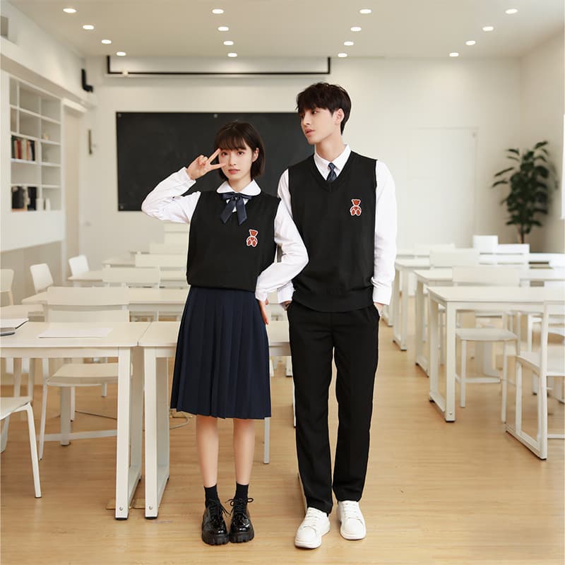 Taiwan Affiliated High School Official Uniform Female College Style Student Outfit White Shirt JK Uniform Set Summer Graduation Season