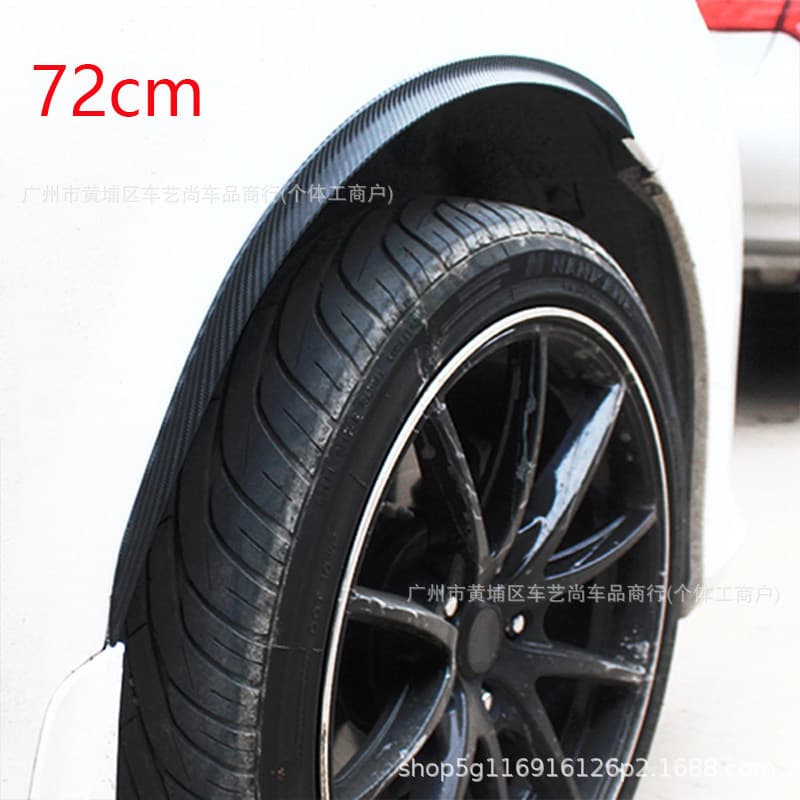Universal Car Carbon Fiber Wheel Arch Trim Wheel Arch Cover 72cm Anti-Collision Strip