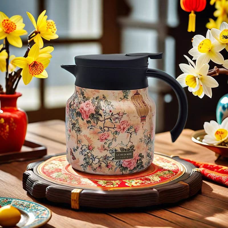 2026 New Style Tea Infuser Pot 316 Stainless Steel Insulated Kettle with Tea-Water Separation, Household Water Pot, Simple Design, Large Capacity