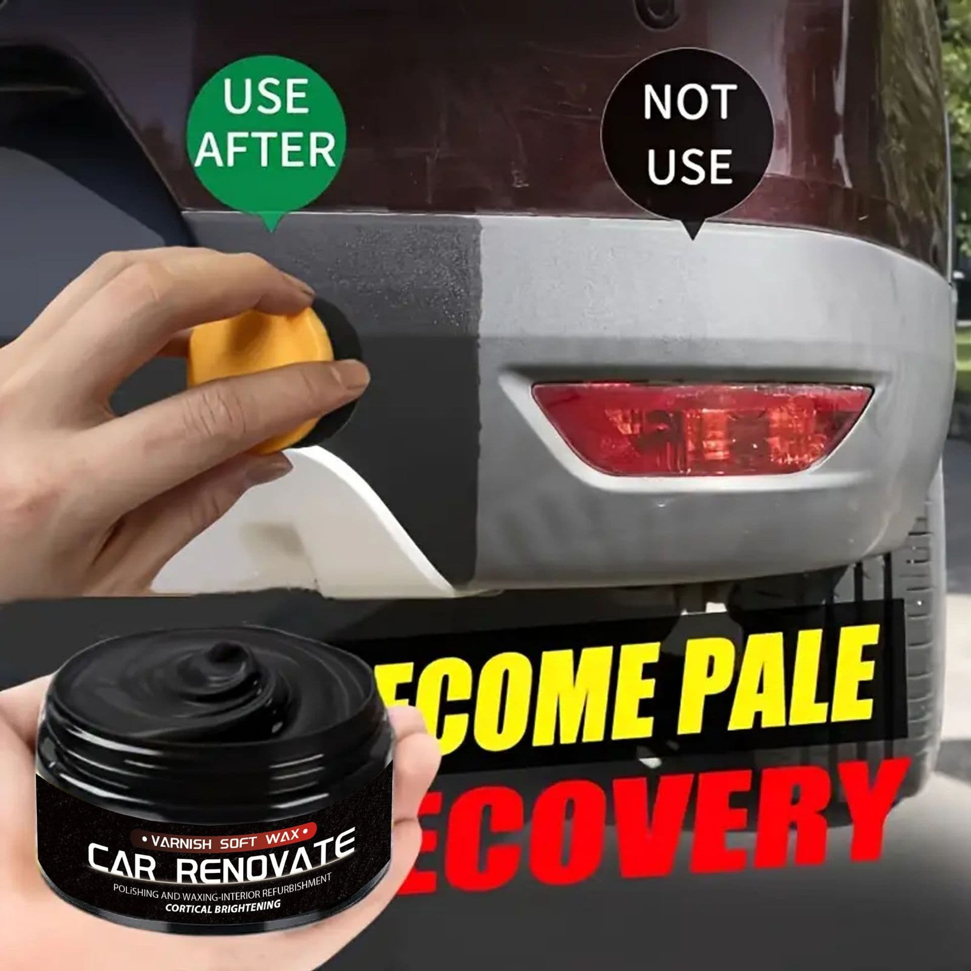 Cross-border Exclusive Car Interior Care Wax, Dashboard Polish Wax, Plastic Care & Polish