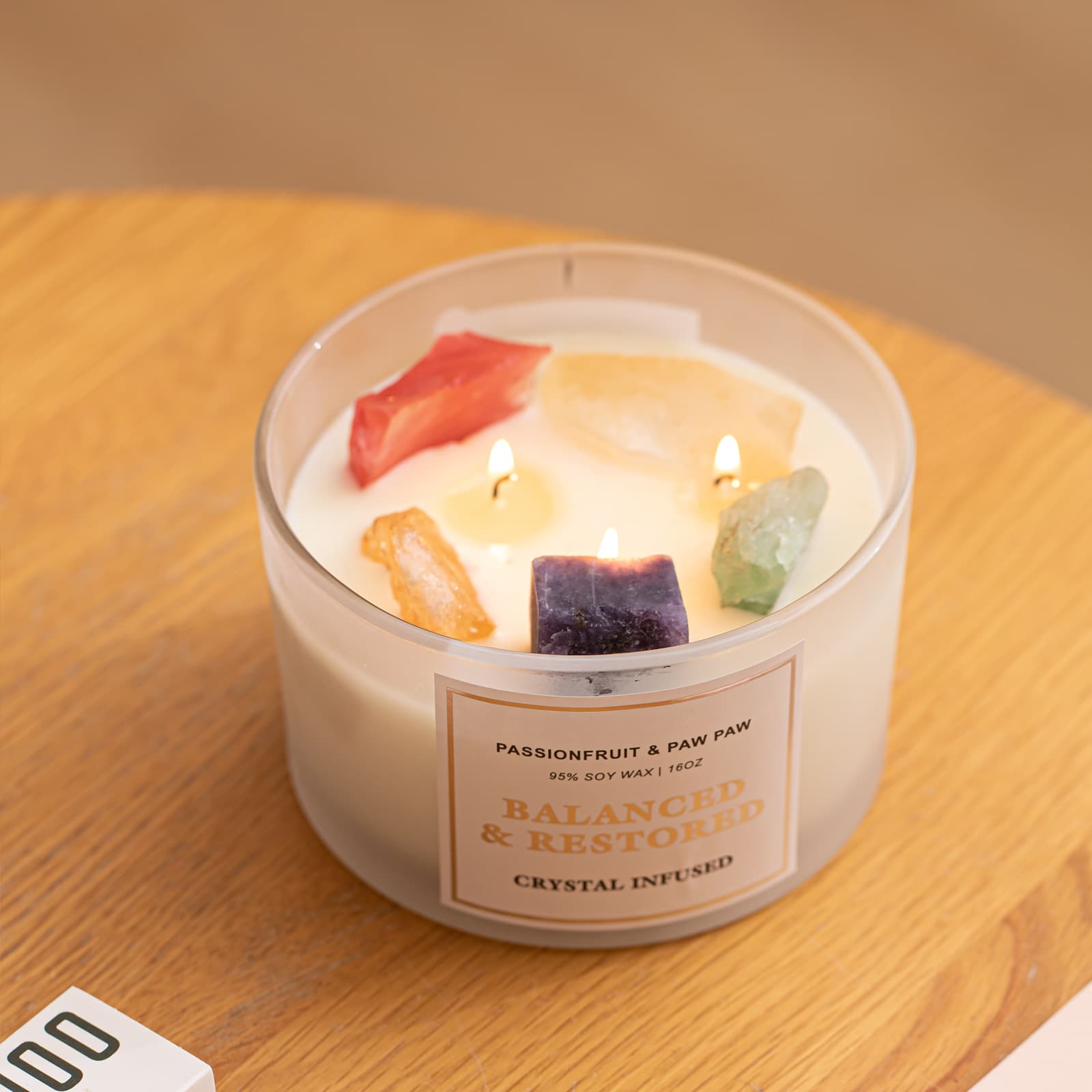 Aromatherapy Candles for Room, Bedroom, Hotel Fragrance, Birthday Gifts for Girls, Cross-Border Wholesale, Colorful Crystal Large Candles