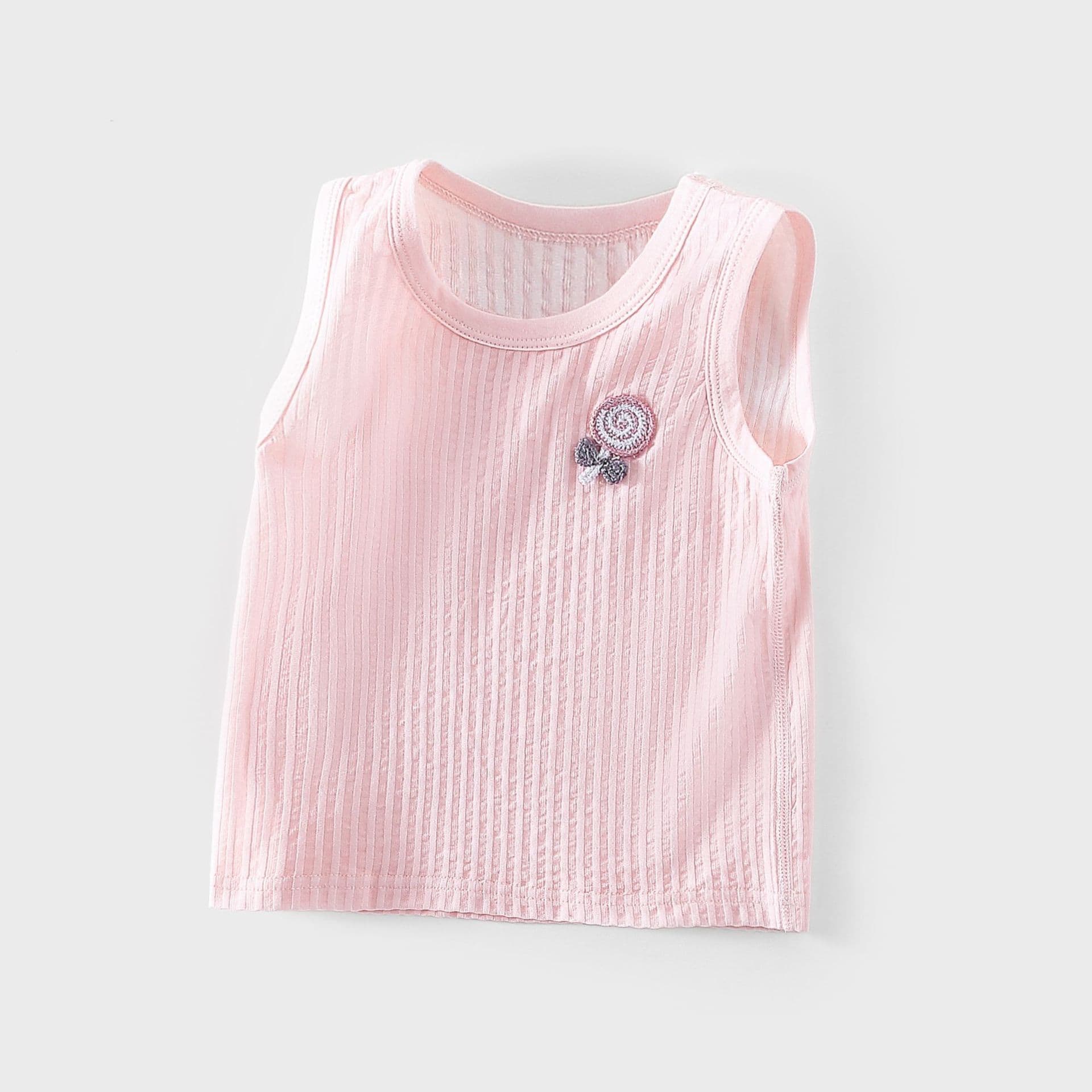 Baby Summer Cotton Vest Thin Style for Boys and Girls, Cool Top for Toddlers Outdoor Fashionable Versatile Outerwear