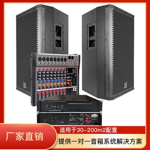 Cross-Border Exclusive Stage Audio 15-inch Professional Speaker Equipment Performance Wedding KTV Monitor Full-Range Bar Conference