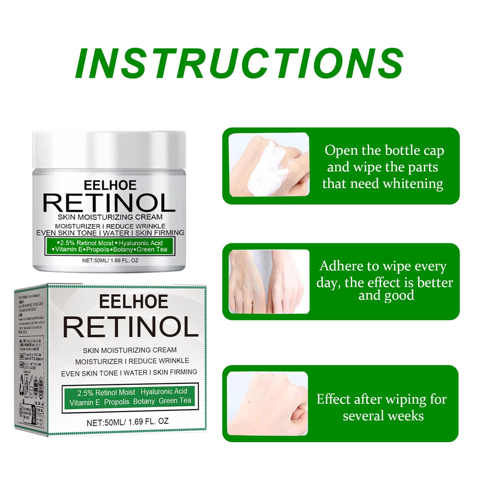 EELHOE Skin Care Cream - Moisturizing Cream for Joints, Elbows, and Armpits