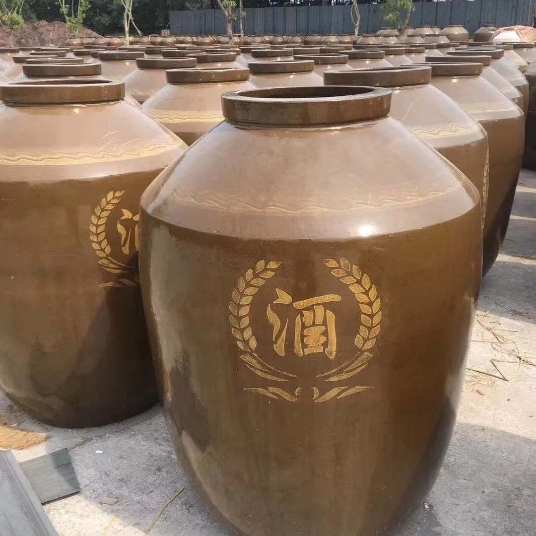 600 Jin Earthenware Wine Jar Sichuan Storage Wine Vat Coarse Pottery Large Capacity