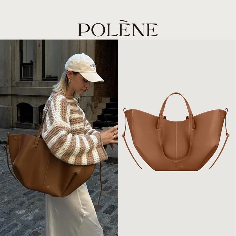 Polen Wings Bag French Niche Tote Bag Cyme Light Luxury Retro European and American Handheld Shoulder Bucket Underarm Bag