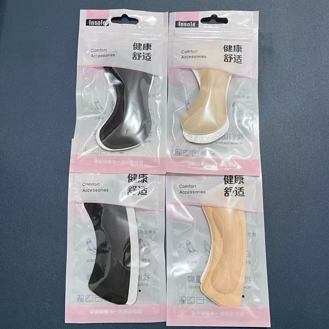 4D Thickened Anti-Abrasion Heel Pads for Slip-Off Shoes, High Heel Pads, Large Size Reduction, Half Size Insole, Anti-Slip Invisible Magic Sticker