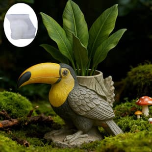 Yindian DIY Resin Mold Aromatherapy Candle Cup Vase Storage Silicone Mold Tropical Giant Beak Plaster Cup Mold