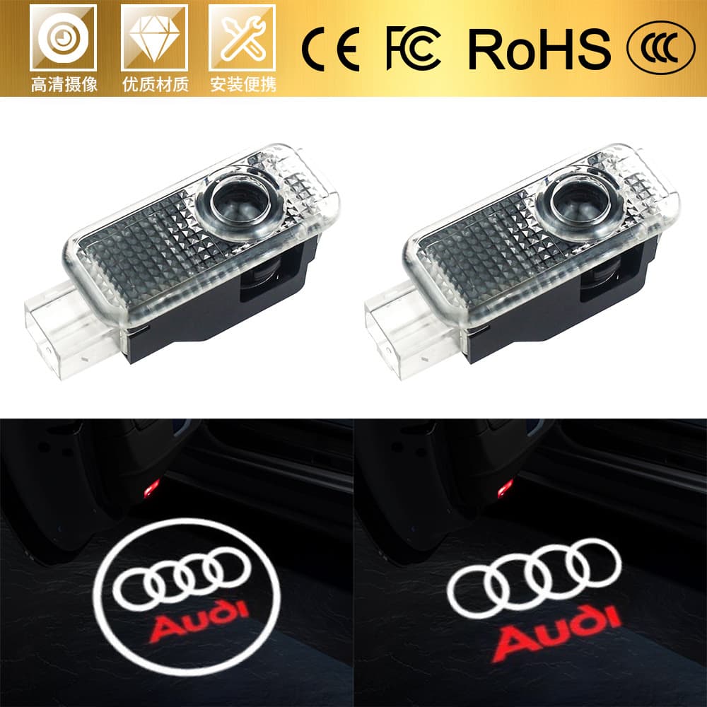 Directly supplied from the manufacturer, suitable for Audi welcome lights, door LOGO welcome lights, car projection laser floor lamps