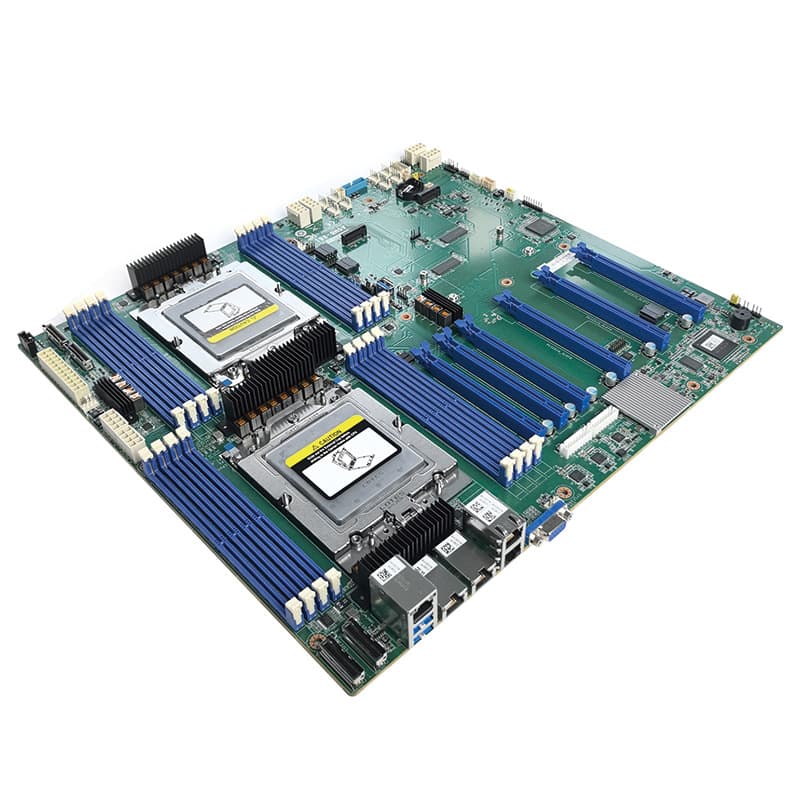 AMD Dual-Socket Server Motherboard 9004/9005 Series 4GPU Card AI Workstation Advantech Motherboard 981i Inference