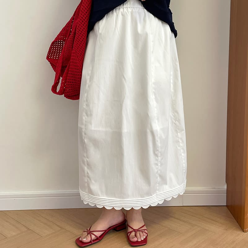Plus Size Women's High-Waist Slimming Bubble Skirt A-Line Skirt 2026 Spring Fat mm Versatile Loose Half Skirt NQ1517
