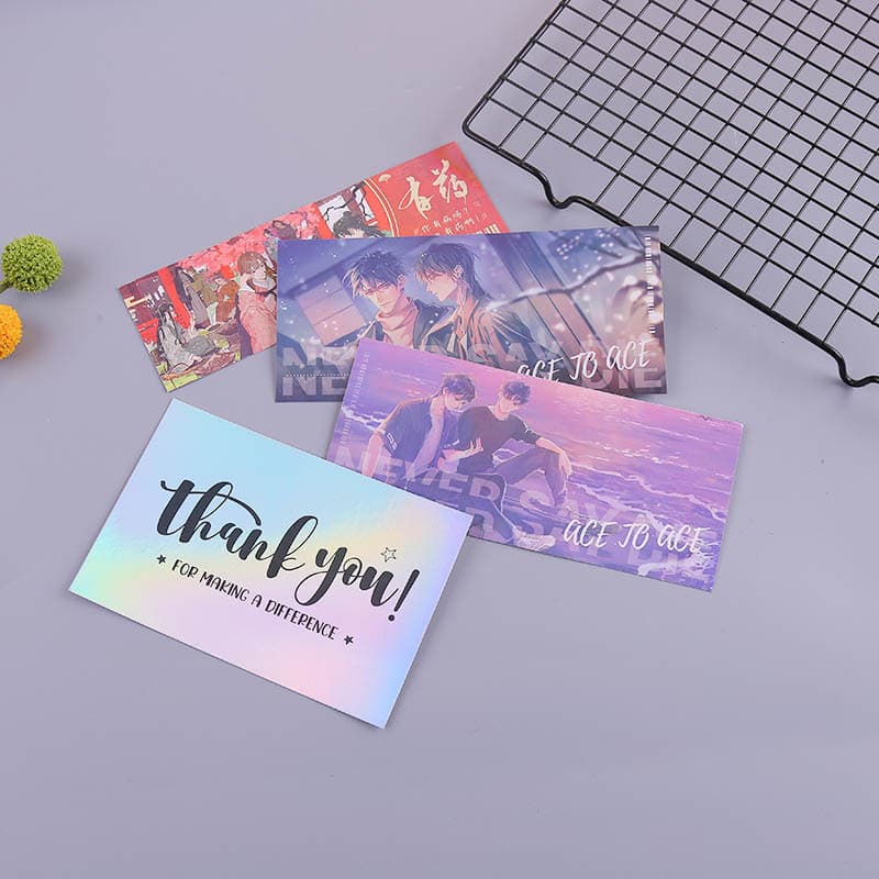 Wholesale Custom Production of Instant Photo Holographic Tickets, Starry Sky Small Cards, Square Cards, Postcards, Ticket Stubs, Bookmarks