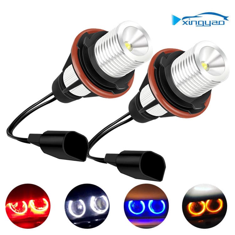5W E39 E60 Angel Eye Fog Lamp BMW LED Headlight Daytime Running Light Decoding