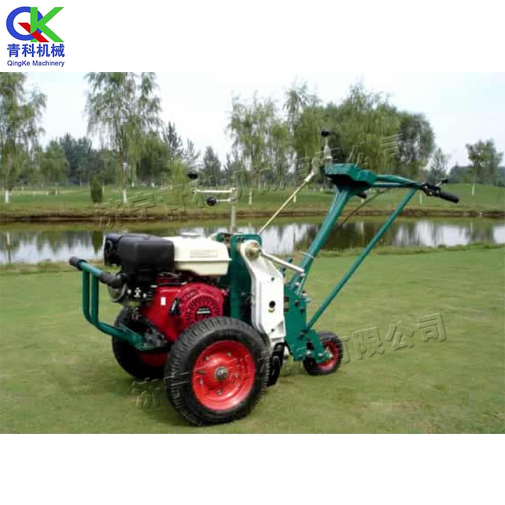 Garden Lawn Maintenance Equipment Small Gasoline-Powered Sod Cutter Handheld Four-Wheel Drive Lawn Transplant Machine
