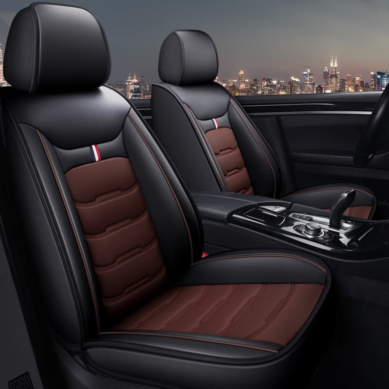 Cross-border Wholesale JBS Full Wrap 9D Full Leather Car Seat Cushion Four-Season Sport Seat Cover Car Interior Accessories
