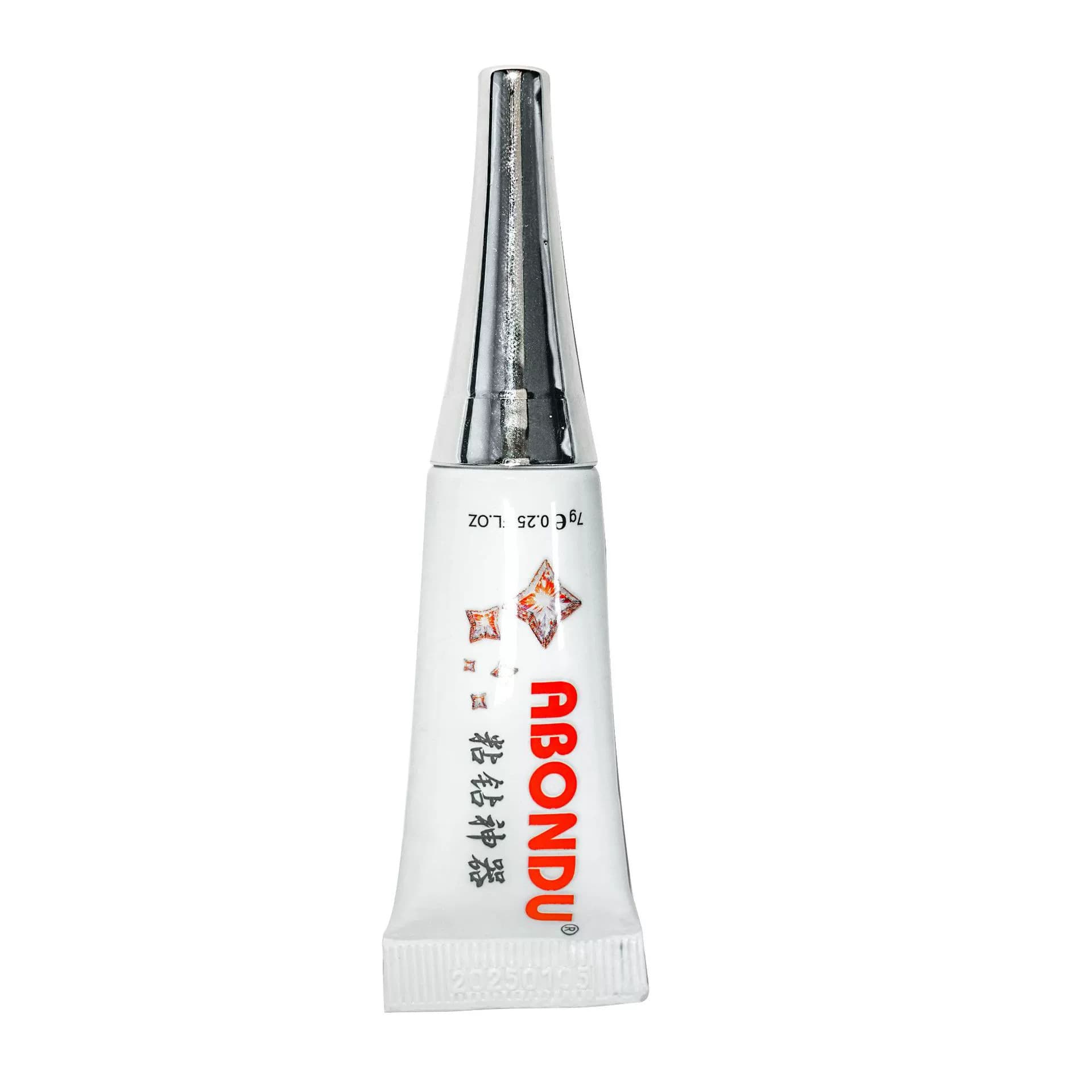 7g Tube Diamond Jewelry Adhesive Glue - No Lamp, No Sanding, Non-Burning, Non-Whitening Nail Glue