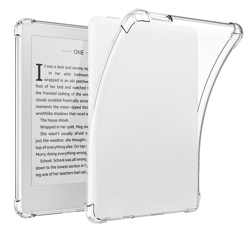 Compatible with Meebook M6 E-book Reader Protective Case, Four-Corner Airbag Shockproof Transparent M6C TPU Soft Shell