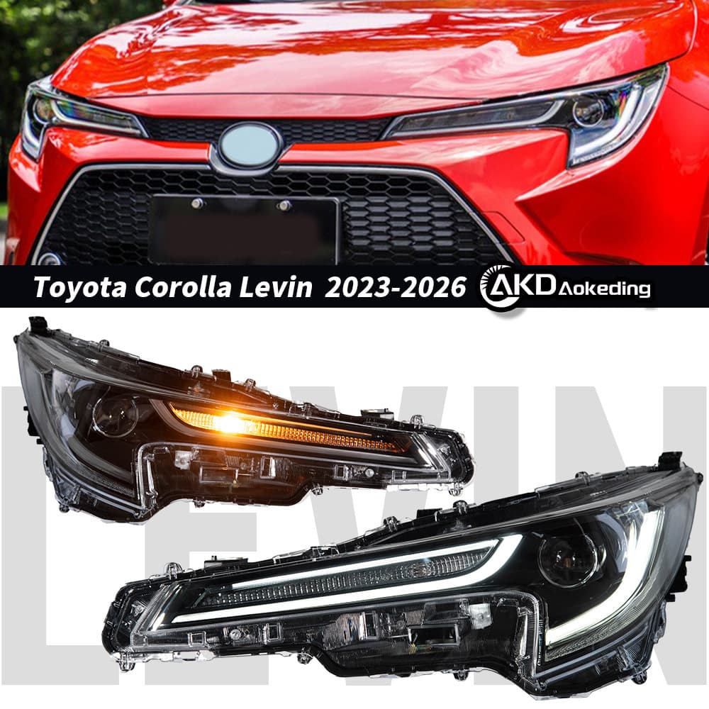 Suitable for 19-23 Ralink headlight assembly, low rise and wide LED lens headlight assembly, bifocal lens, high brightness