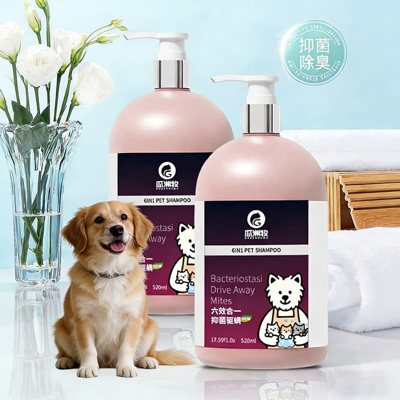Dog Shampoo Antibacterial Deodorant Long Lasting Scent for Teddy Bichon Poodle
