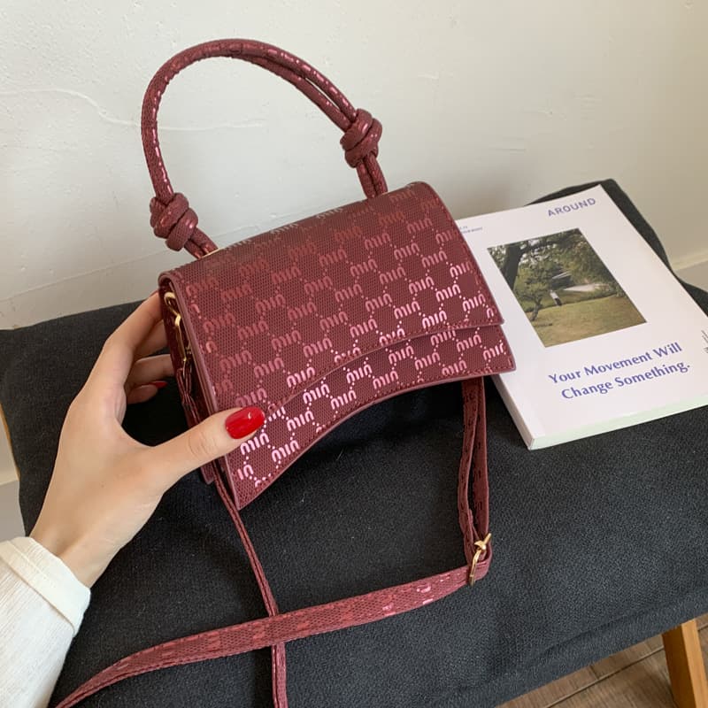 Classic Trendy New Bag for Women Simple Versatile Commuter Fashion Crossbody Plaid Hand Crossbody Bag