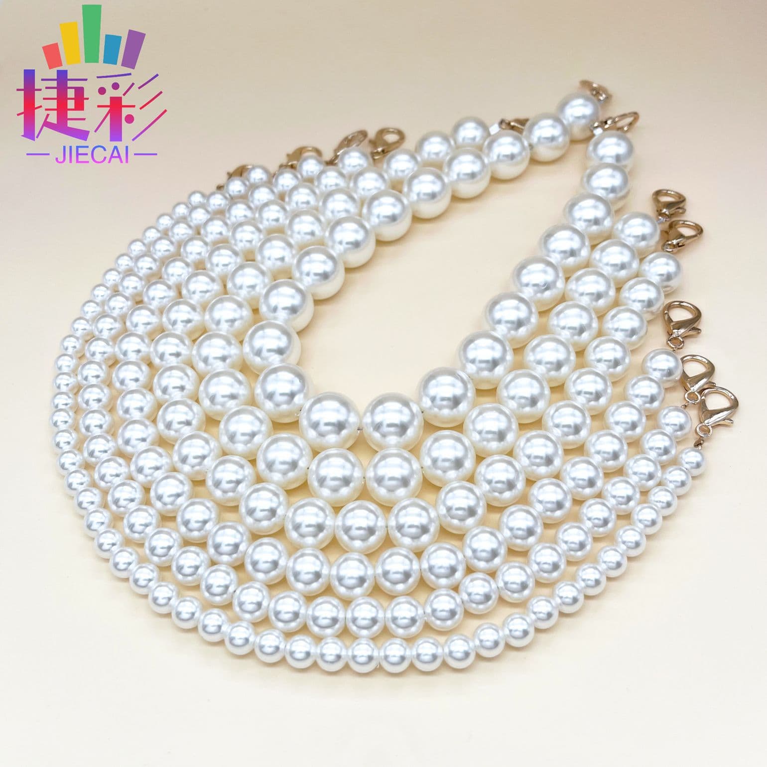 New arrivals, wholesale pearl bag chain, handbag, crossbody, DIY bag chain, pearl bag strap, resin pearl chain.
