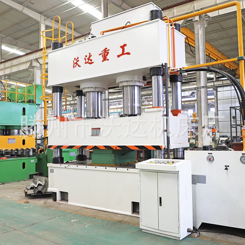 Woda Corrugated Plate Forming Machine 600 Ton, 800 Ton, 1000 Ton High-Speed Guardrail Plate Corrugated Pipe Culvert Four-Column Hydraulic Press