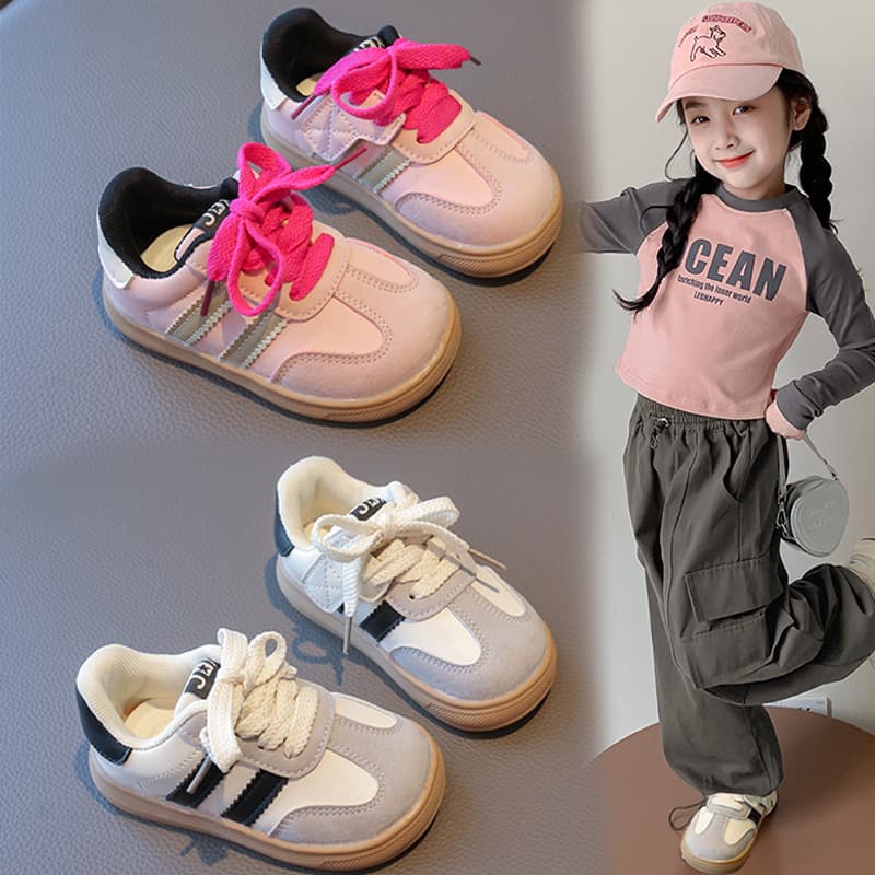 Children's Spring/Autumn Classic German Training Shoes 2025 New Soft Sole Casual Sneakers for Boys