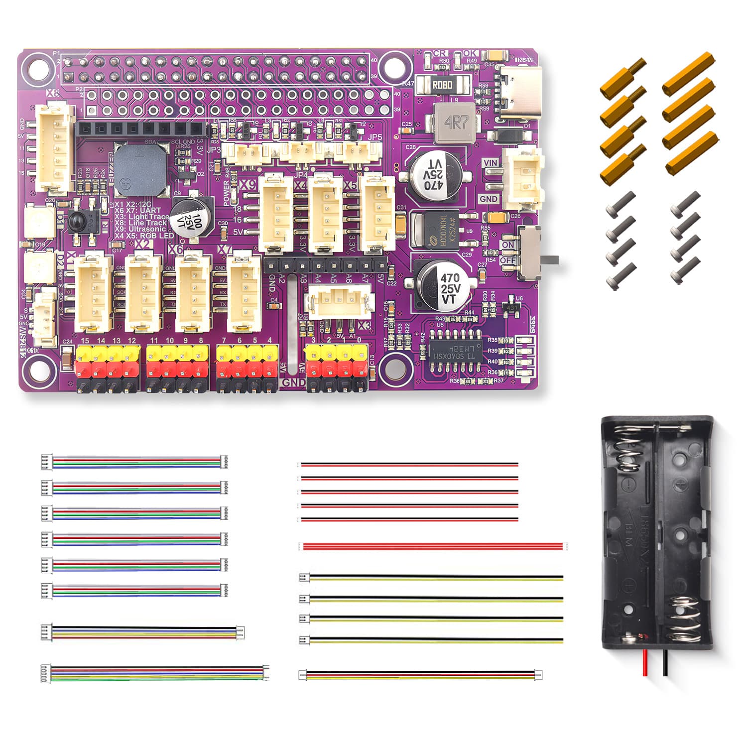 Robot HAT for Raspberry Pi Robot Smart Car Expansion Board