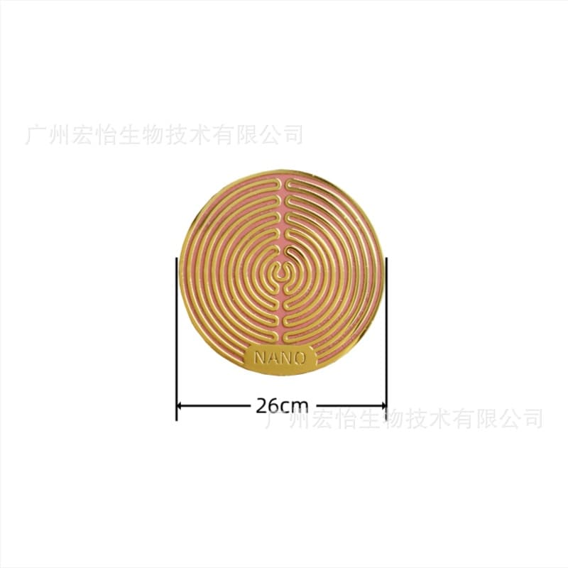 2025 New Amazon Export Anti-Radiation Energy Coil Hollow Phone Sticker / 24K Metal Energy Phone Sticker