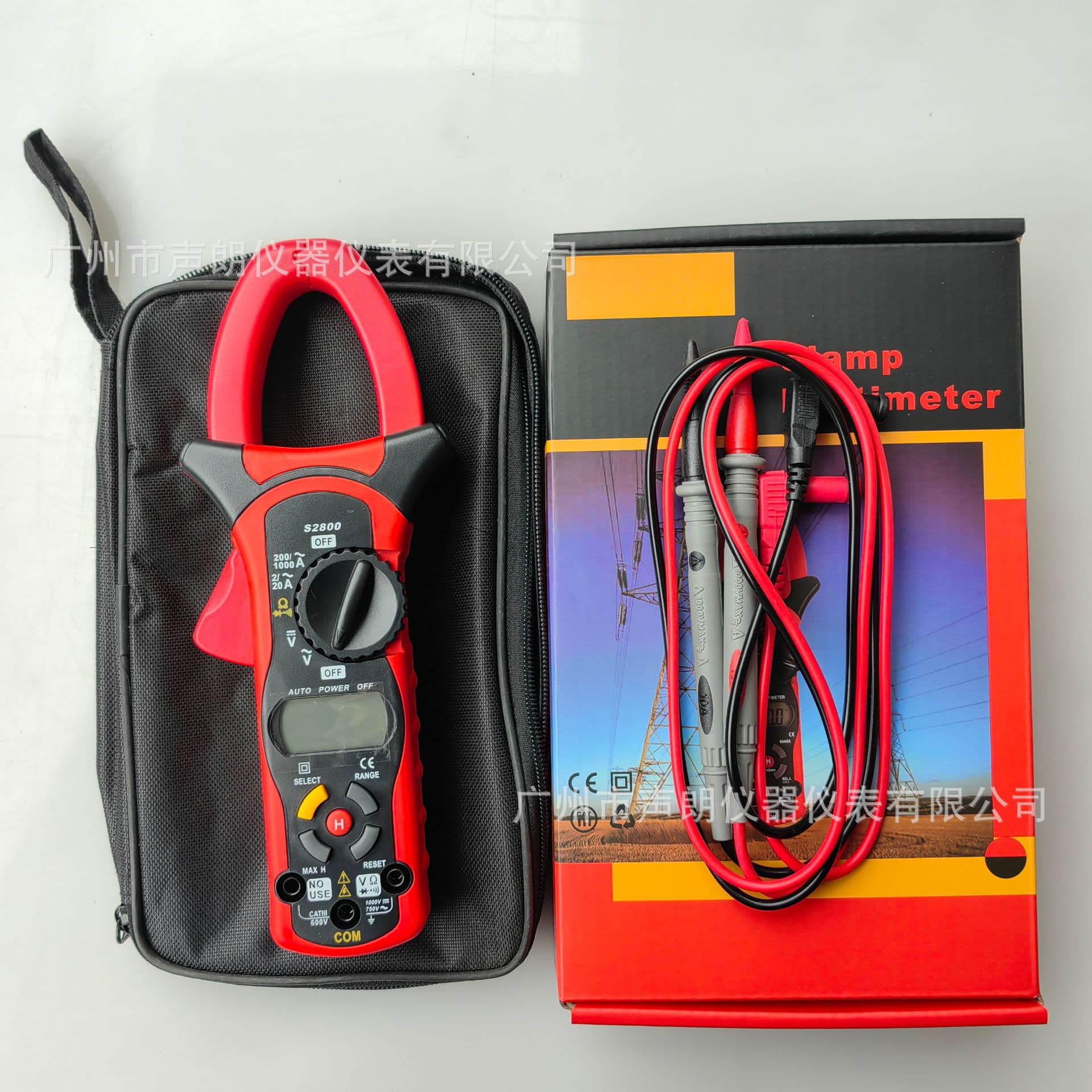 S2800 AC 1000A Digital Clamp Meter Ammeter Export Instrument Hook Meter