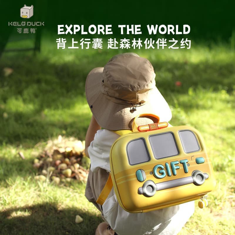 Kindergarten Backpack for Small and Middle Classes, Car Bus Design, Girls Preschool Boys Children Backpack Wholesale Fire Truck