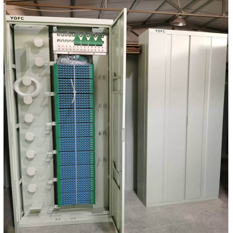 Wholesale 720-core ODF fiber optic distribution cabinets, 720-core direct-plug fiber optic cabinets, fully equipped with SC integrated fusion splice trays