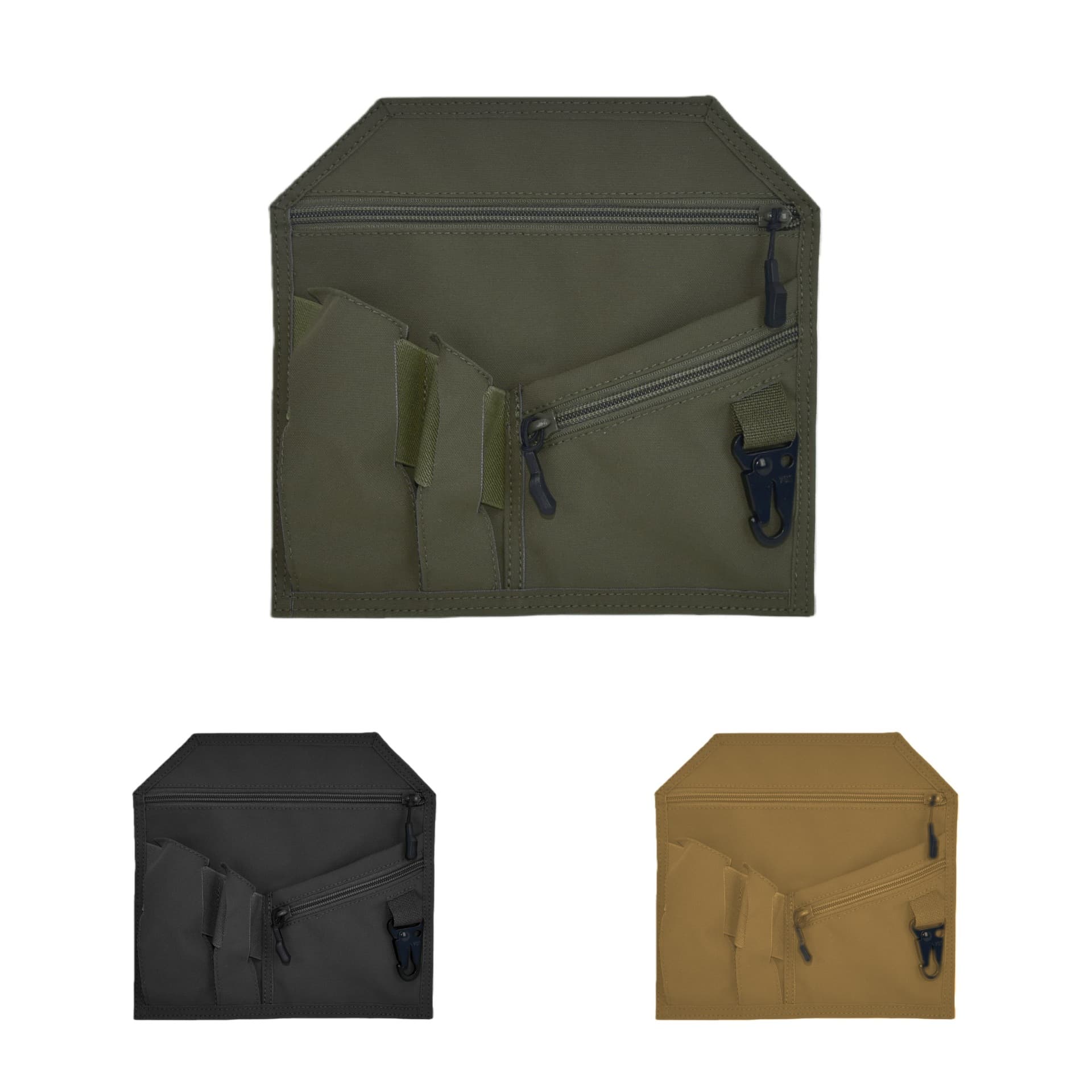 Israeli-Style Tactical Backpack Compatible Hook-and-Loop Attach Assault Tool Panel Backpack Expansion Organizer Accessory