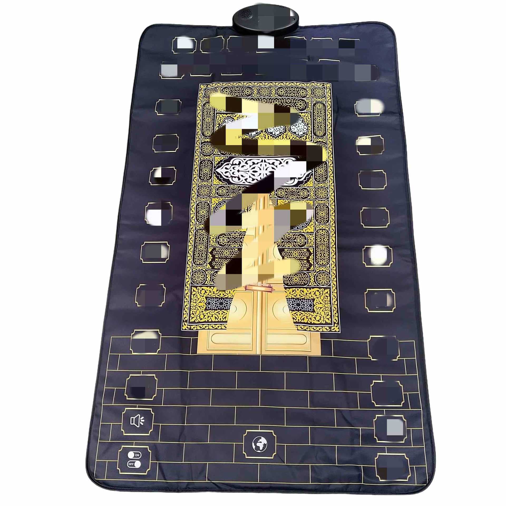 Prayer Rug Vintage Style Smart Sound Learning Aid Carpet Large Size with Light Interactive Carpet