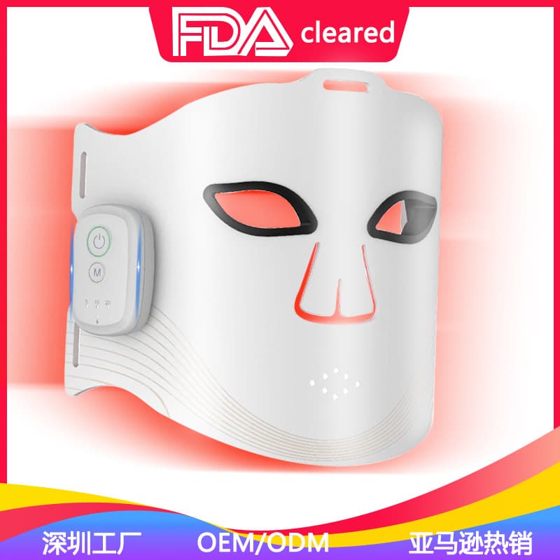 Factory Wholesale Home Use LED Photon Device Type-C Charging Adjustable Time Beauty Mask Silicone Mask
