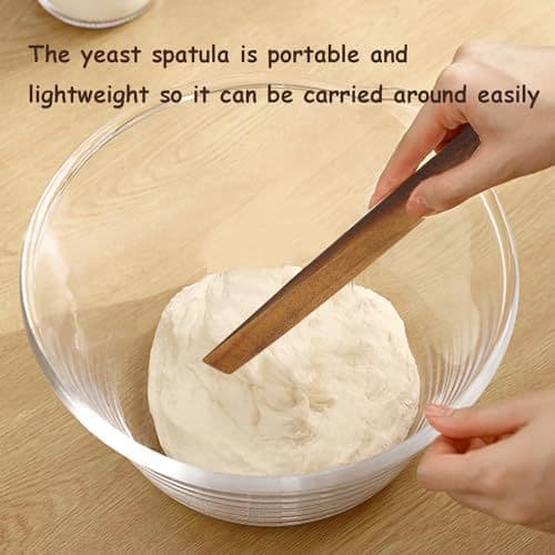 Wooden Stirring Stick Dough Mixer Wooden Egg Beater Home Kitchen Stirring Tool Sourdough Mixer