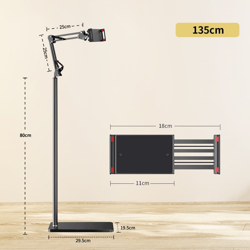 Lazy mobile phone holder floor-standing suitable for ipad tablet bedside bed lying watching drama moxibustion beauty lamp holder
