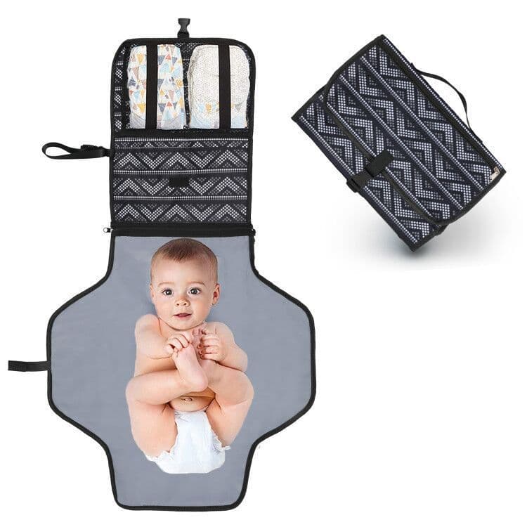 Amazon Best-Selling Baby Diaper Changing Pad Portable Travel Baby Diaper Changing Mat Bag Wholesale